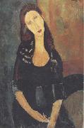 Amedeo Modigliani Jeanne Hebuterne assise (mk38) Sweden oil painting artist